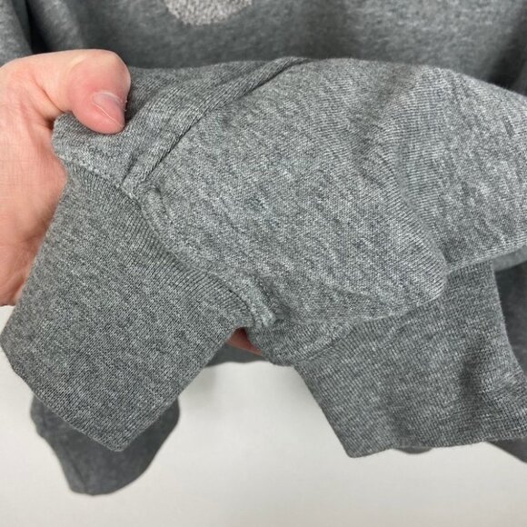 Nike Swoosh Training Crew Neck Chenille Sweatshirt Grey Size Small 2020 Pullover - Picture 5 of 12